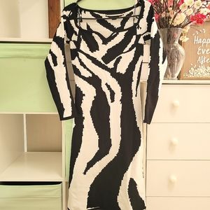 Zebra Pattern Dress Size XS